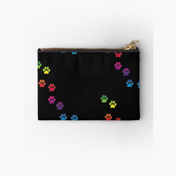 Item preview, colorful paw prints rainbow colors cute cats paw prints designed and sold by MadandMean.