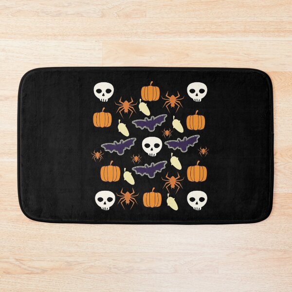 Item preview, pumpkins candy corns and bats halloween pattern answers,halloween pattern fabric crossword designed and sold by buzz1days.