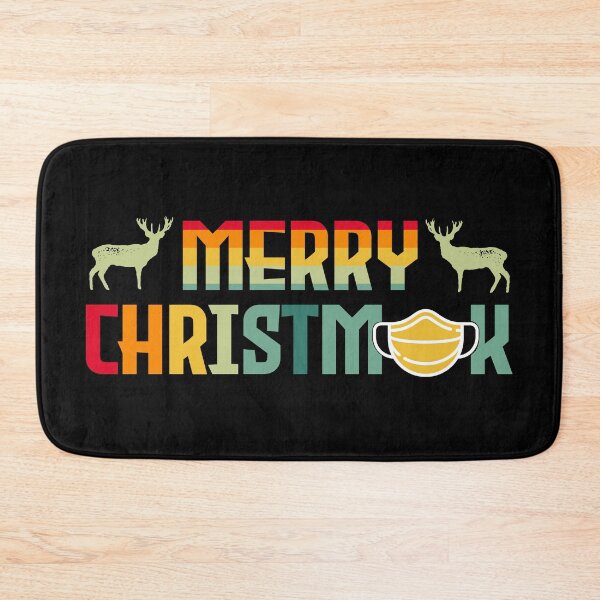 Item preview, Retro Funny Cute Merry Christmask  designed and sold by PlusAdore.