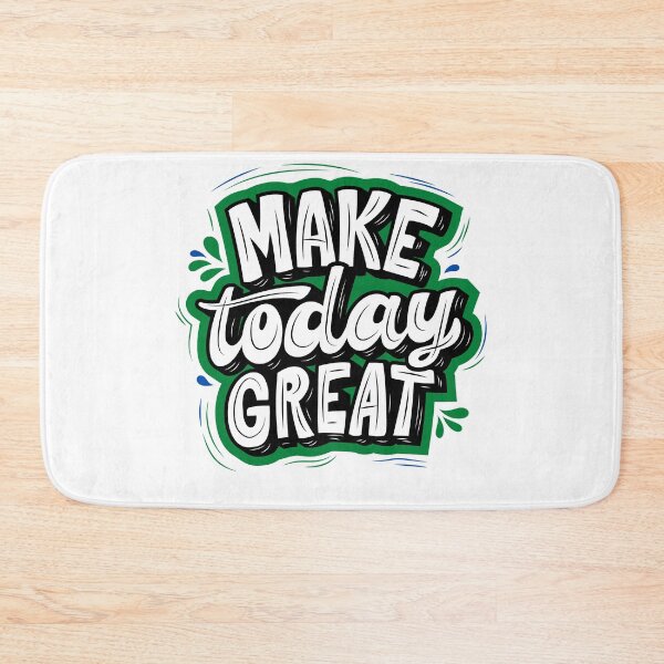 Item preview, MAKE TODAY GREAT - GREEN AND BLACK designed and sold by OMdesign10.