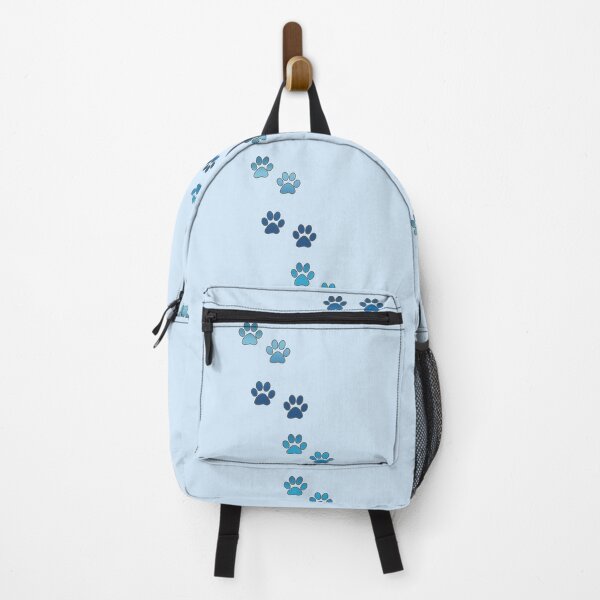 Item preview, Blue animal paw prints designed and sold by MadandMean.