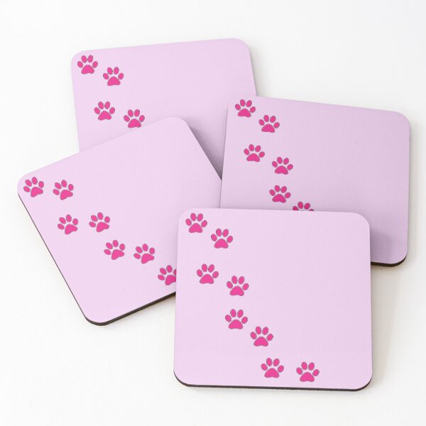 Item preview, Pink Paw Prints - Cat Lovers designed and sold by MadandMean.