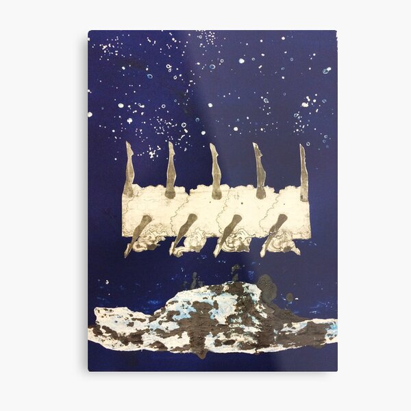 can can night Metal Print