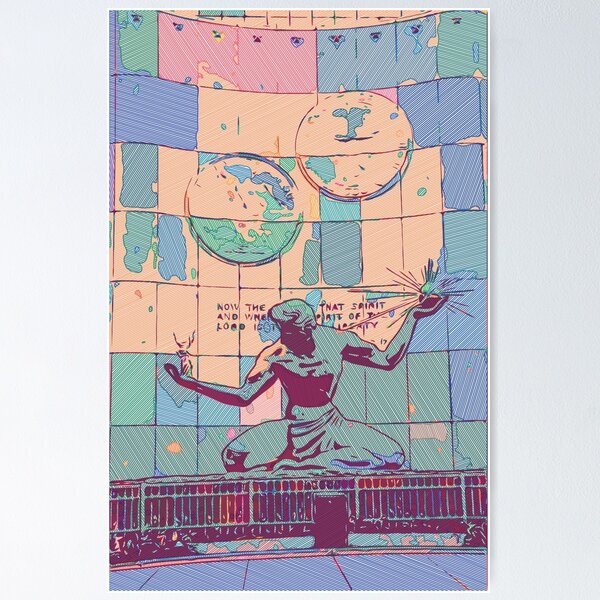 Item preview, Spirit of Detroit designed and sold by flickertoaflame.