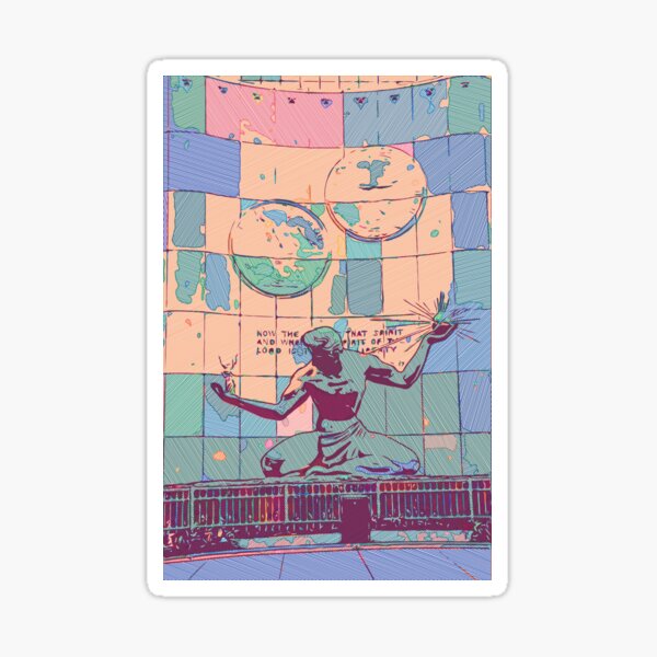 Item preview, Spirit of Detroit designed and sold by flickertoaflame.