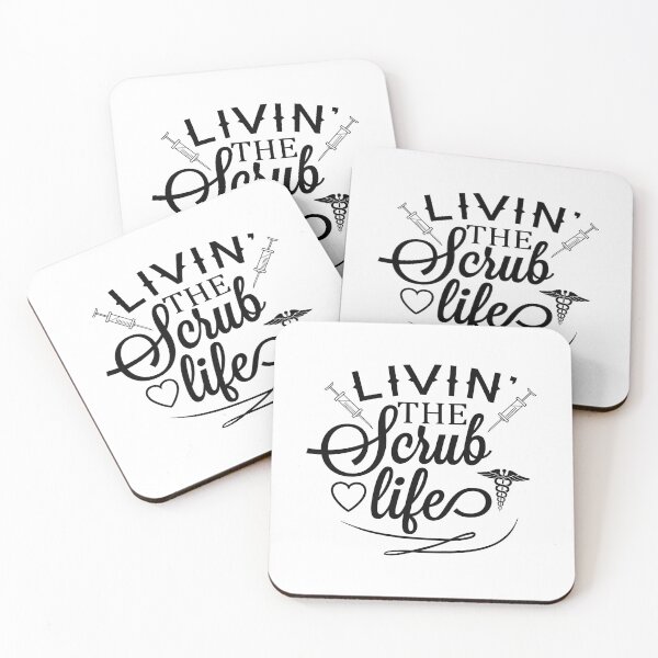 Item preview, Livin' The Scrub Life - Grey's designed and sold by quoteedesigns.