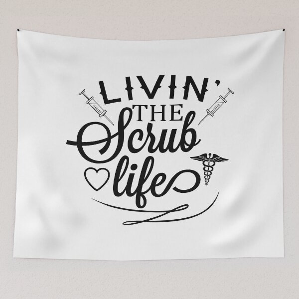 Item preview, Livin' The Scrub Life - Grey's designed and sold by quoteedesigns.