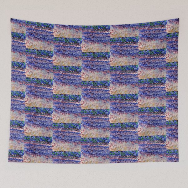 Item preview, Pink and Blue Art designed and sold by Honey Myrtle Studio.