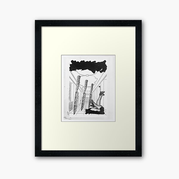 knives and legs Framed Art Print