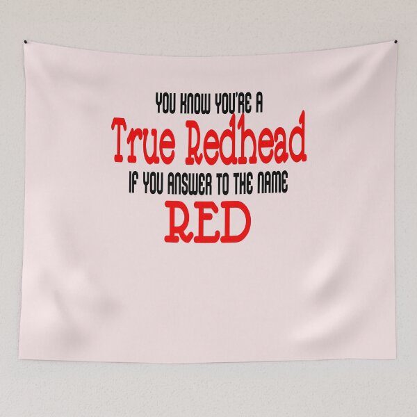 Item preview, Funny True Redhead Answer To The Name Red Hair Ginger  designed and sold by TopTeeShop.