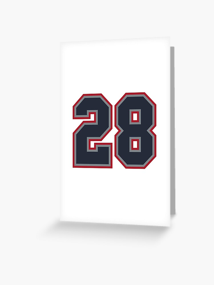 24 Navy Grey Red Sports Number Twenty-Four Poster for Sale by HelloFromAja