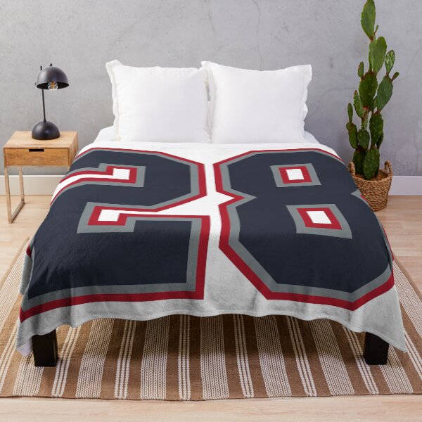 Item preview, 28 Navy Grey Red Sports Number Twenty-Eight designed and sold by HelloFromAja.
