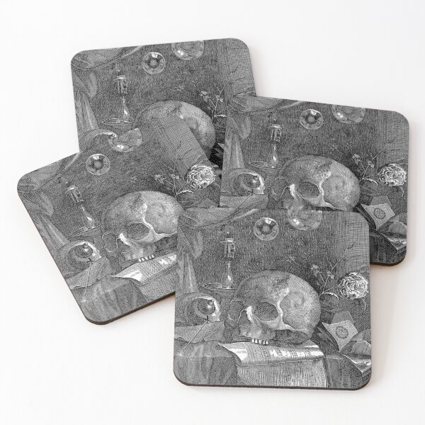 Item preview, A skull resting on sheet music - Jo. Franciscus Mutilana designed and sold by themasters.