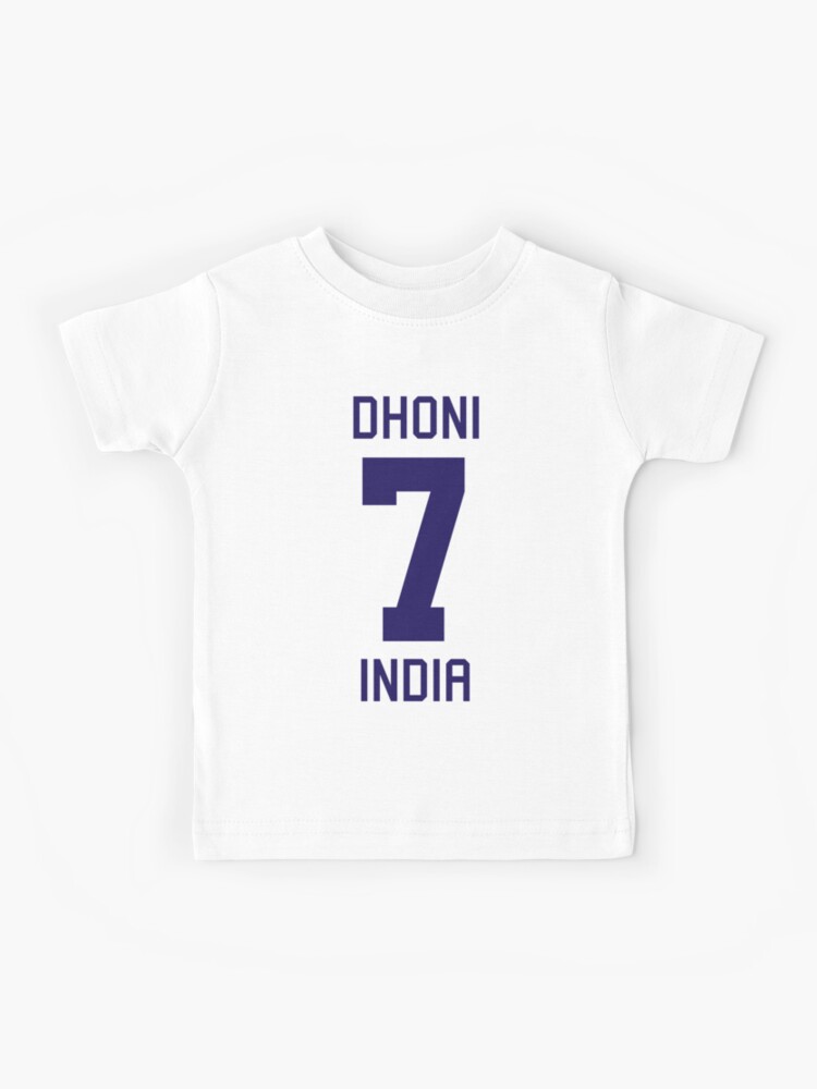 dhoni 7 number t shirt