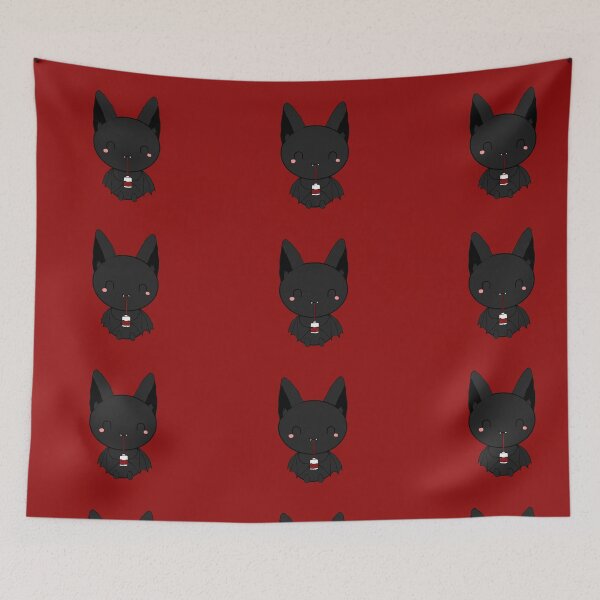 Item preview, Chibi Bat with Blood Bag designed and sold by KarmaRose.