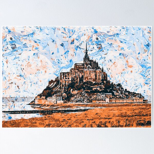 Item preview, Mont Saint Michel, France designed and sold by AM FineArtPrints.