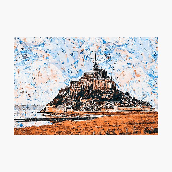 Item preview, Mont Saint Michel, France designed and sold by AM FineArtPrints.