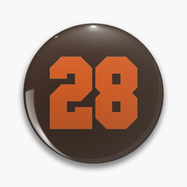 Item preview, 28 Number Cleveland Sports Twenty-Eight Brown Jersey designed and sold by HelloFromAja.