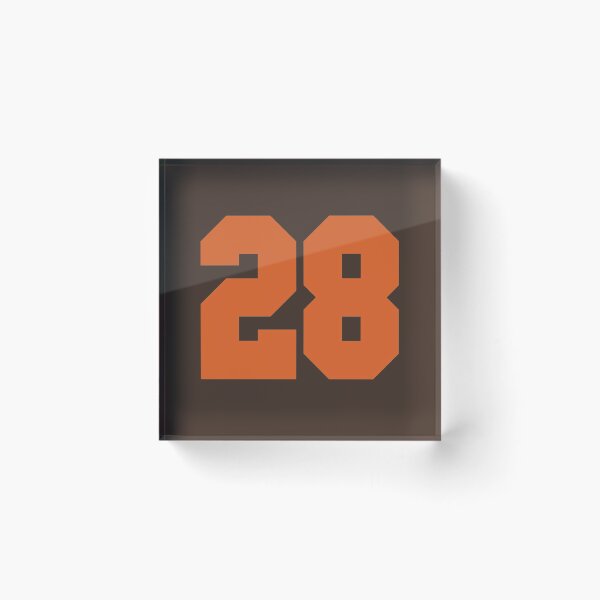 Item preview, 28 Number Cleveland Sports Twenty-Eight Brown Jersey designed and sold by HelloFromAja.