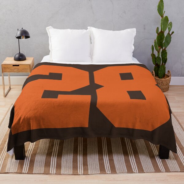 Item preview, 28 Number Cleveland Sports Twenty-Eight Brown Jersey designed and sold by HelloFromAja.