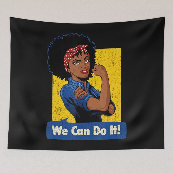 Item preview, Rosie The Riveter Black Strong designed and sold by PatrykOlszewski.
