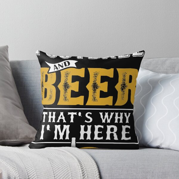Artikelvorschau, Fußball und Bier Deshalb bin ich hier Geschenk, Game Day Geschenk Design entworfen und verkauft von Lisbob.