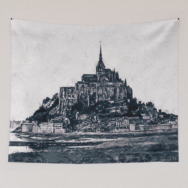 Item preview, Mont Saint Michel, France designed and sold by AM FineArtPrints.