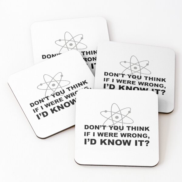Item preview, don't you think if i were wrong, i'd know it? designed and sold by bazingaaa123.