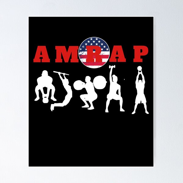 Item preview, AMRAP - Crossfit Squats Fittest designed and sold by Desiznn.