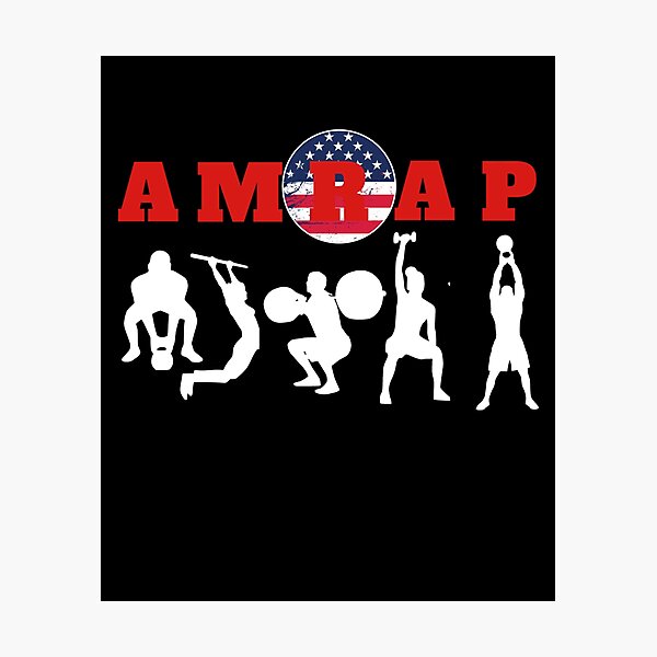 Item preview, AMRAP - Crossfit Squats Fittest designed and sold by Desiznn.
