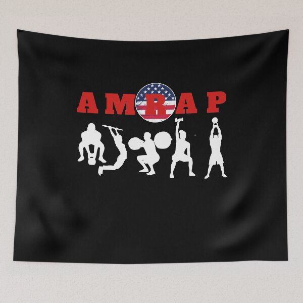 Item preview, AMRAP - Crossfit Squats Fittest designed and sold by Desiznn.