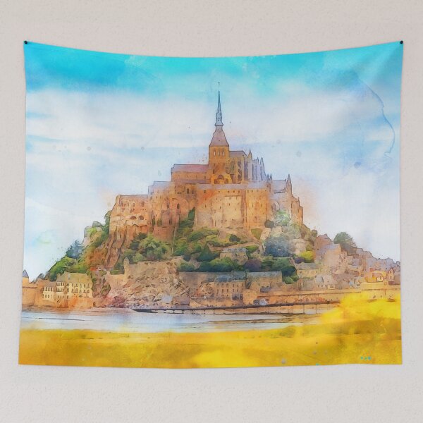 Item preview, Mont Saint Michel, France designed and sold by AM FineArtPrints.