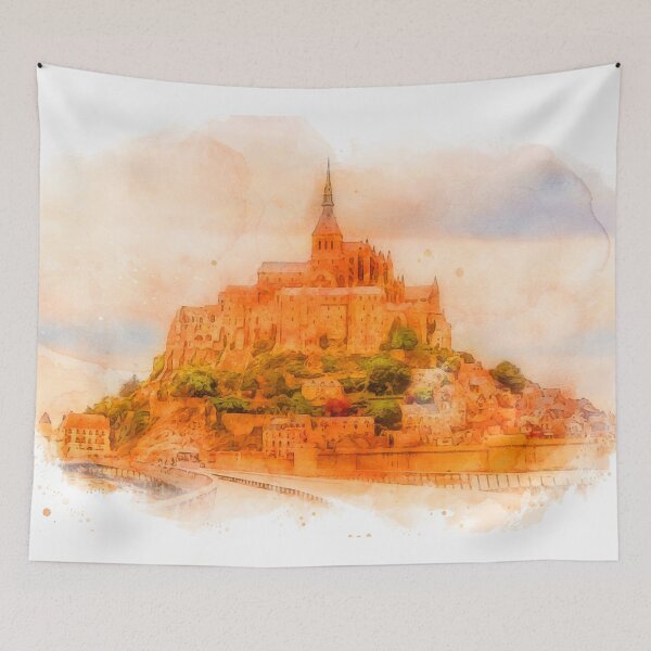 Item preview, Mont Saint Michel, France designed and sold by AM FineArtPrints.