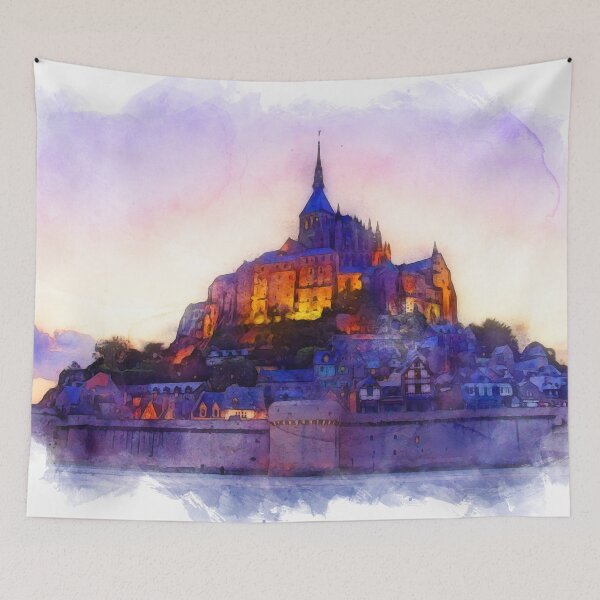 Item preview, Mont Saint Michel, France designed and sold by AM FineArtPrints.