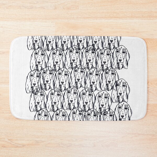 Item preview, Basset Hound pattern designed and sold by NinaBetterNot.