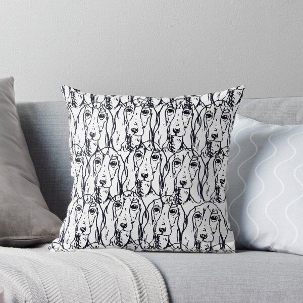 Item preview, Basset Hound pattern designed and sold by NinaBetterNot.