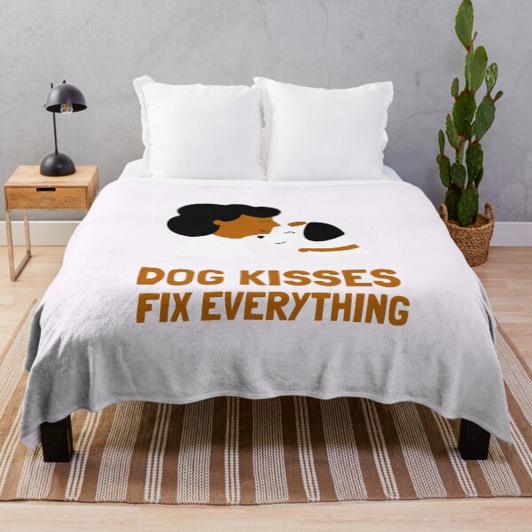 Item preview, DOG KISSES FIX EVERYTHING designed and sold by Ashalcheema.