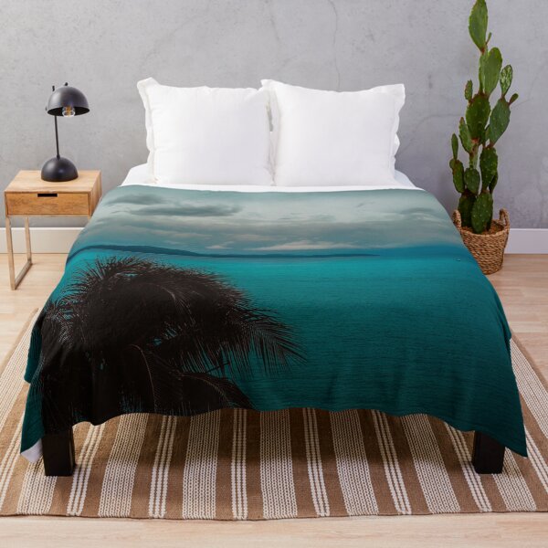 Item preview, Unique view behind a tropical tree designed and sold by viknitov.