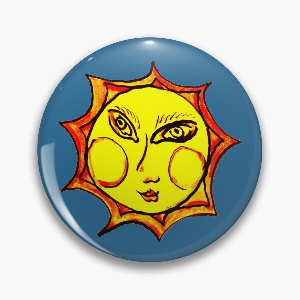 Item preview, Smiling Yellow Sun Blue Sky designed and sold by Istvan Ocztos.