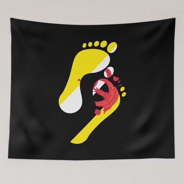 Item preview, Brunei flag footprint designed and sold by Argentini.