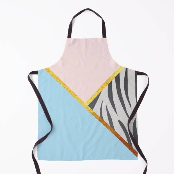 Item preview, Abstract zebra print, color blocking blue designed and sold by ColorsHappiness.