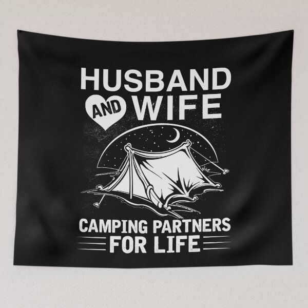 Item preview, Husband And Wife Camping Partners For Life designed and sold by VibrantGifts.