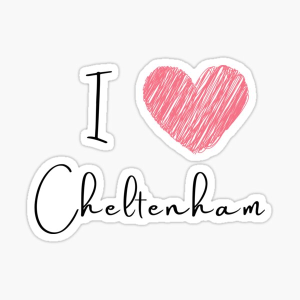 I Love Cheltenham Sticker