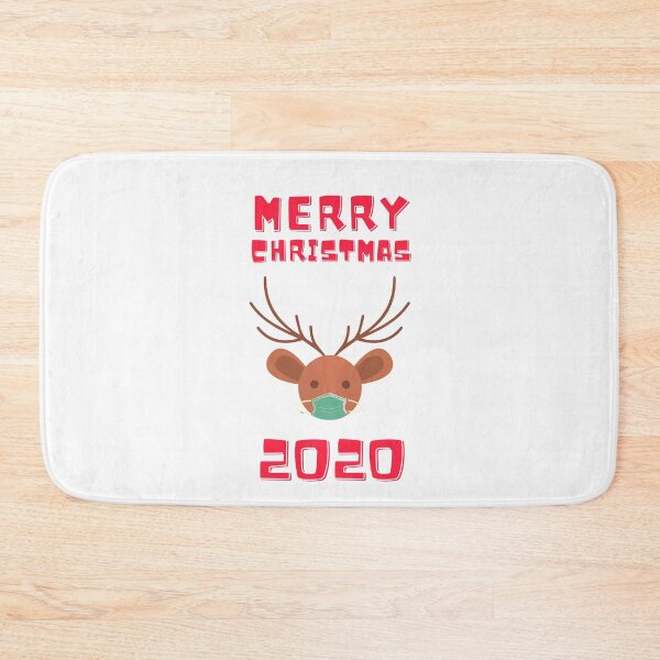 Item preview, Quarantine Christmas deer cartoon designed and sold by OneTimeEngineer.