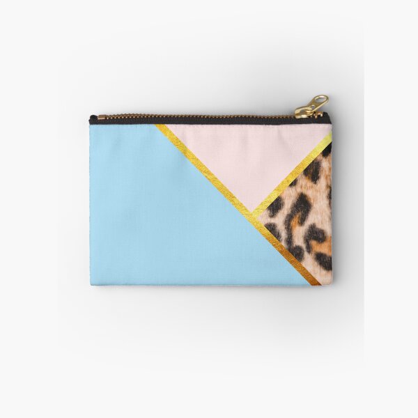 Item preview, Abstract leopard print, color blocking blue designed and sold by ColorsHappiness.