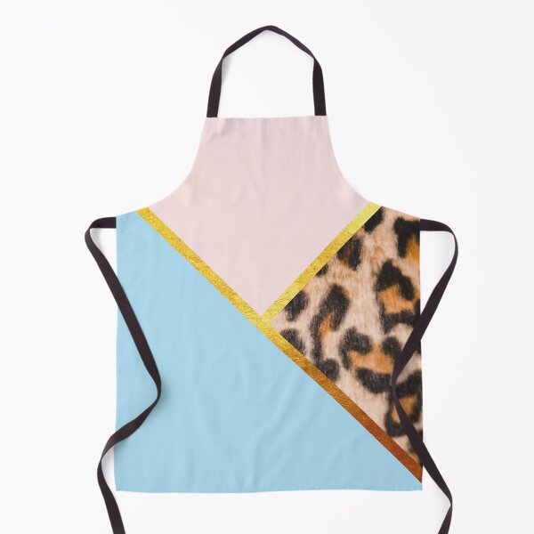 Item preview, Abstract leopard print, color blocking blue designed and sold by ColorsHappiness.