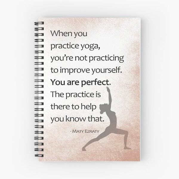 Item preview, You are perfect. Yoga quote minimal art canvas designed and sold by Ienso.