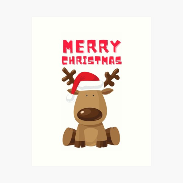 Item preview, Quarantine Christmas cartoon deer funny designed and sold by OneTimeEngineer.