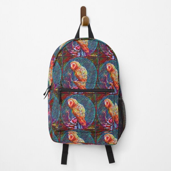 Item preview, Rainbow owl designed and sold by StudioCorvid.