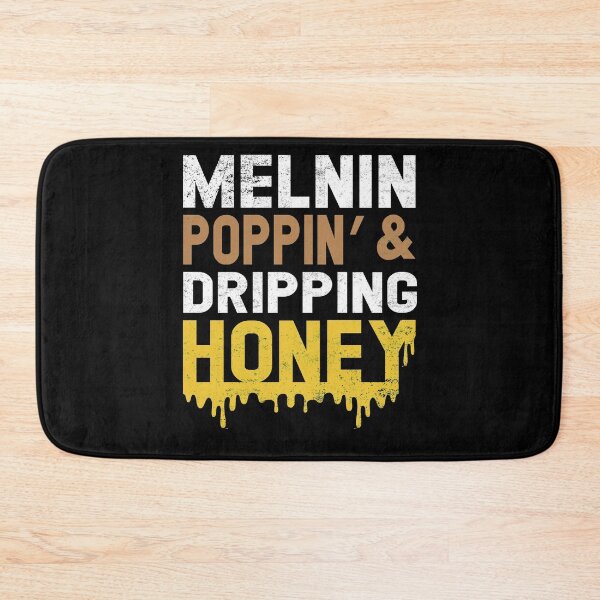 Item preview, Melanin T-Shirt: Drippin Melanin & Honey designed and sold by Simeon	 Dorelus.